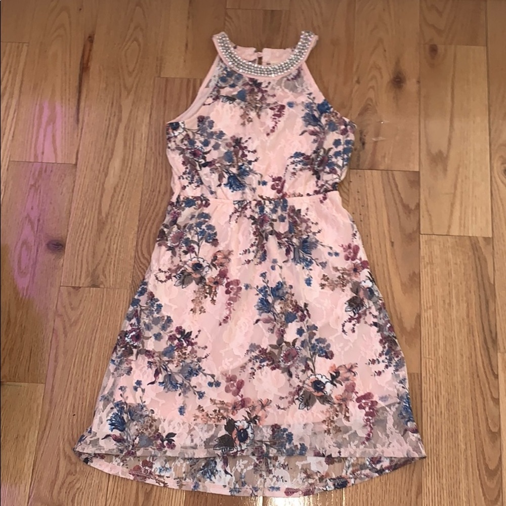 pink Lacey dress